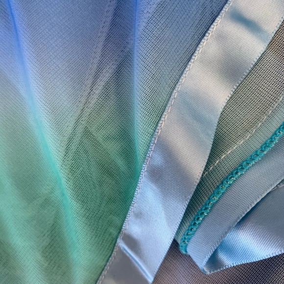 Blue/Green/Purple Ombré Dress - Picture 4 of 5